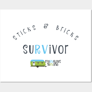 Sticks & Bricks SuRVivor Posters and Art